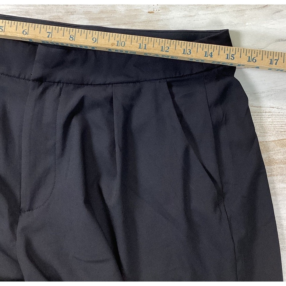 P'Tula Black Stadium Pants Women's Medium 29" L Business Casual Wide Leg - Picture 4 of 6